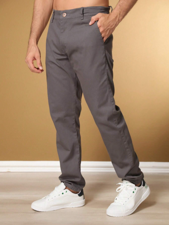 Calça Alfaiataria Sarja Com Elastano