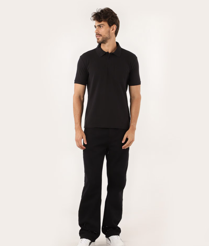Polo Visco Lycra Elastano Lisa