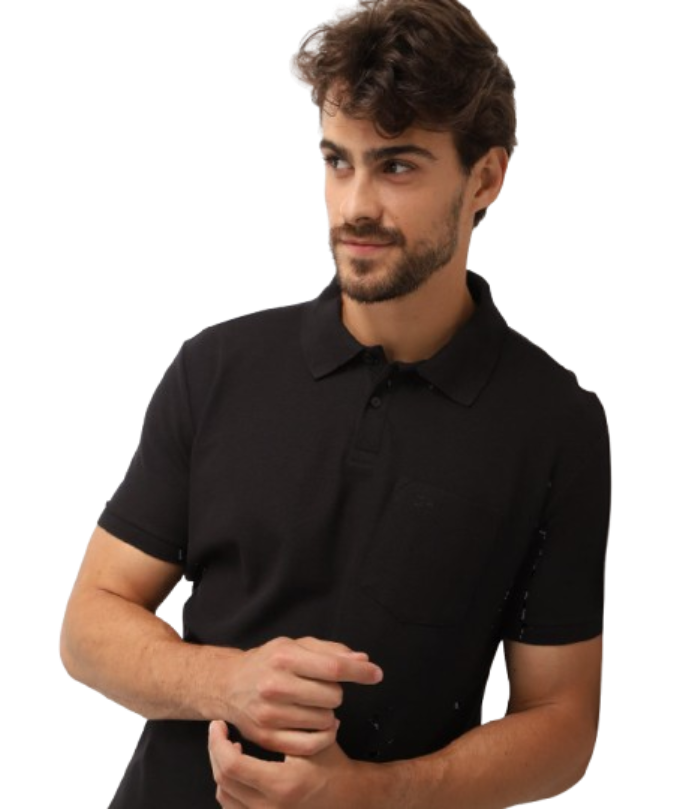 Polo Visco Lycra Elastano Lisa