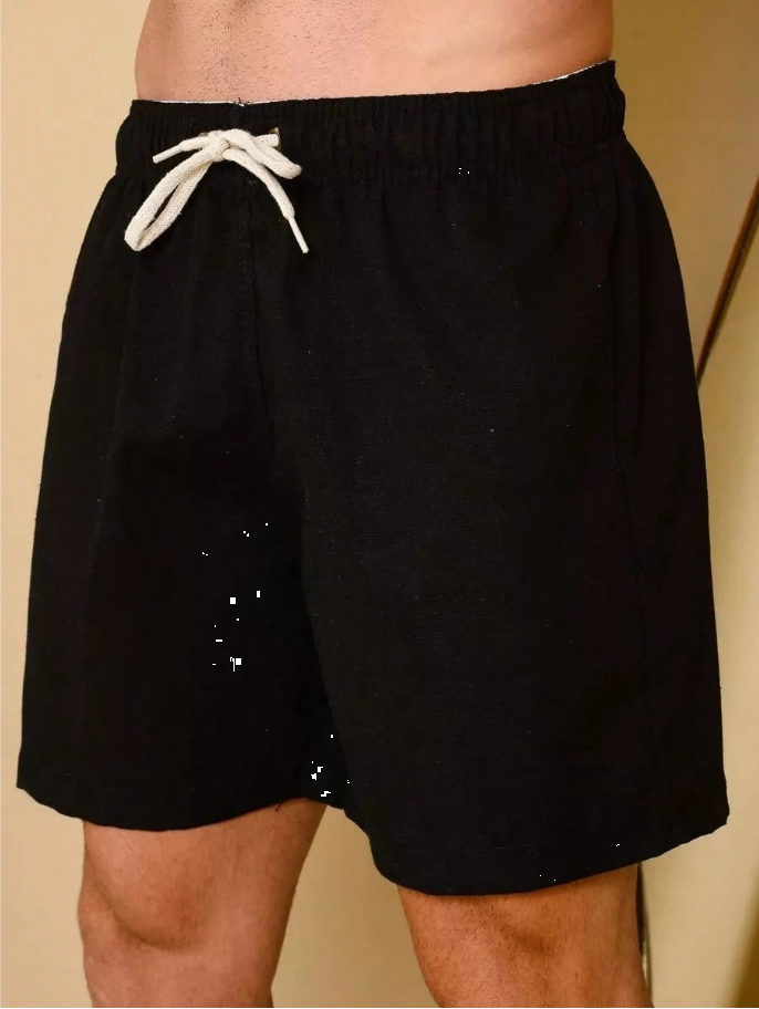 Short Linho Natural