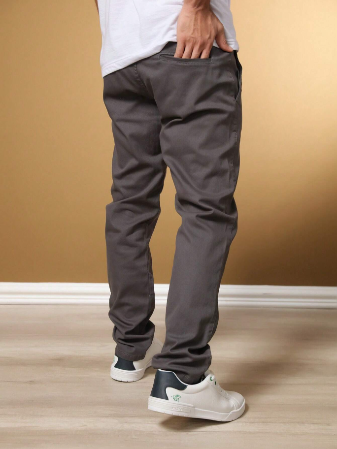 Calça Alfaiataria Sarja Com Elastano
