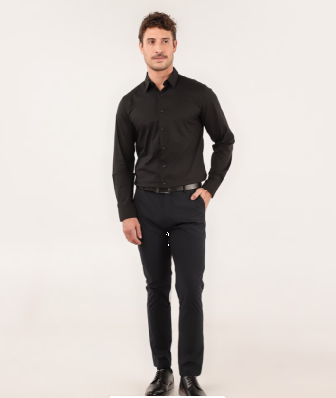 Camisa Manga Longa Slim Fit Lisa