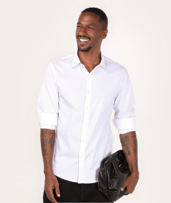 Camisa Manga Longa Slim Fit Lisa