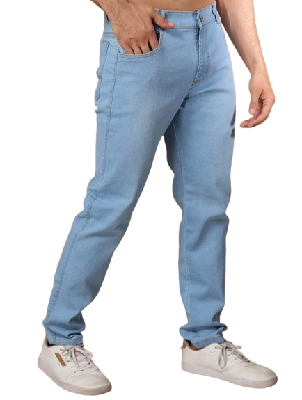 Calça Jeans Skinny Com Elastano
