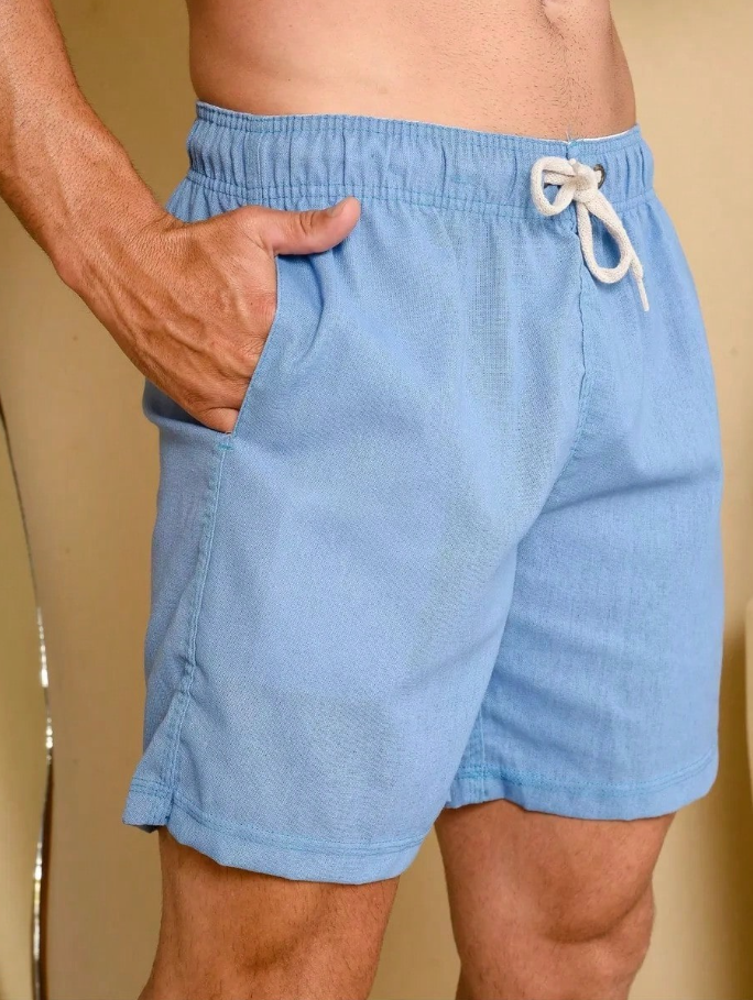 Short Linho Natural