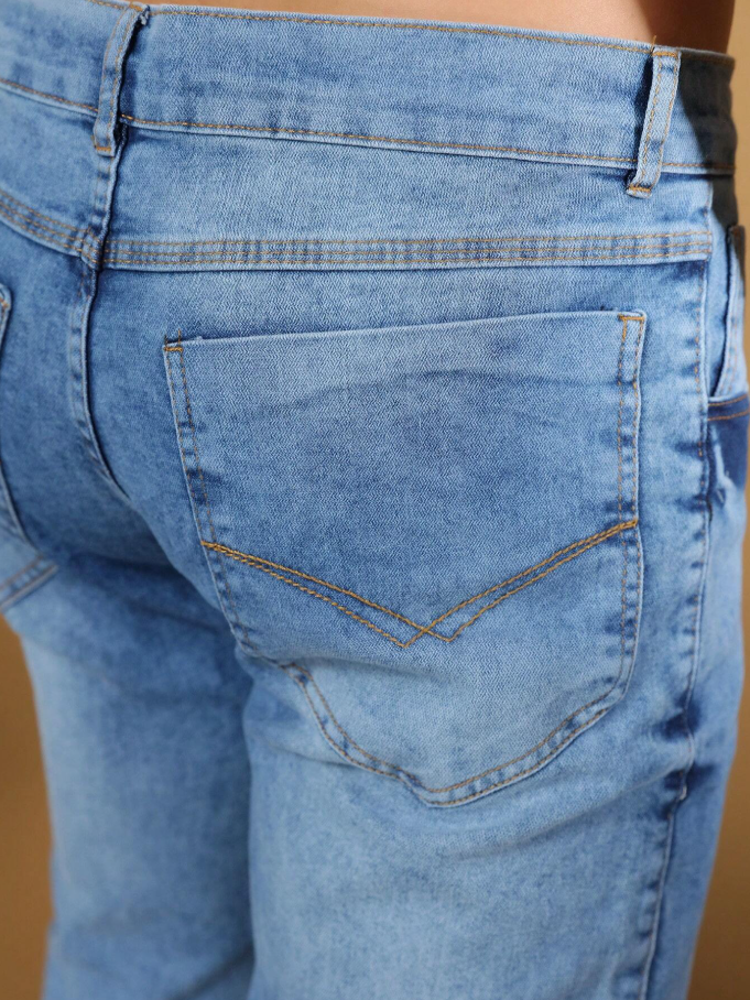 Calça Jeans Skinny Com Elastano